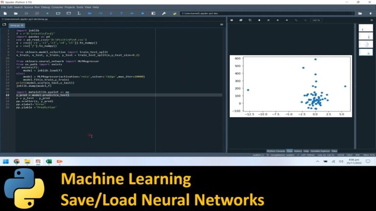 How to save, reload and reuse a machine learning model in Python
