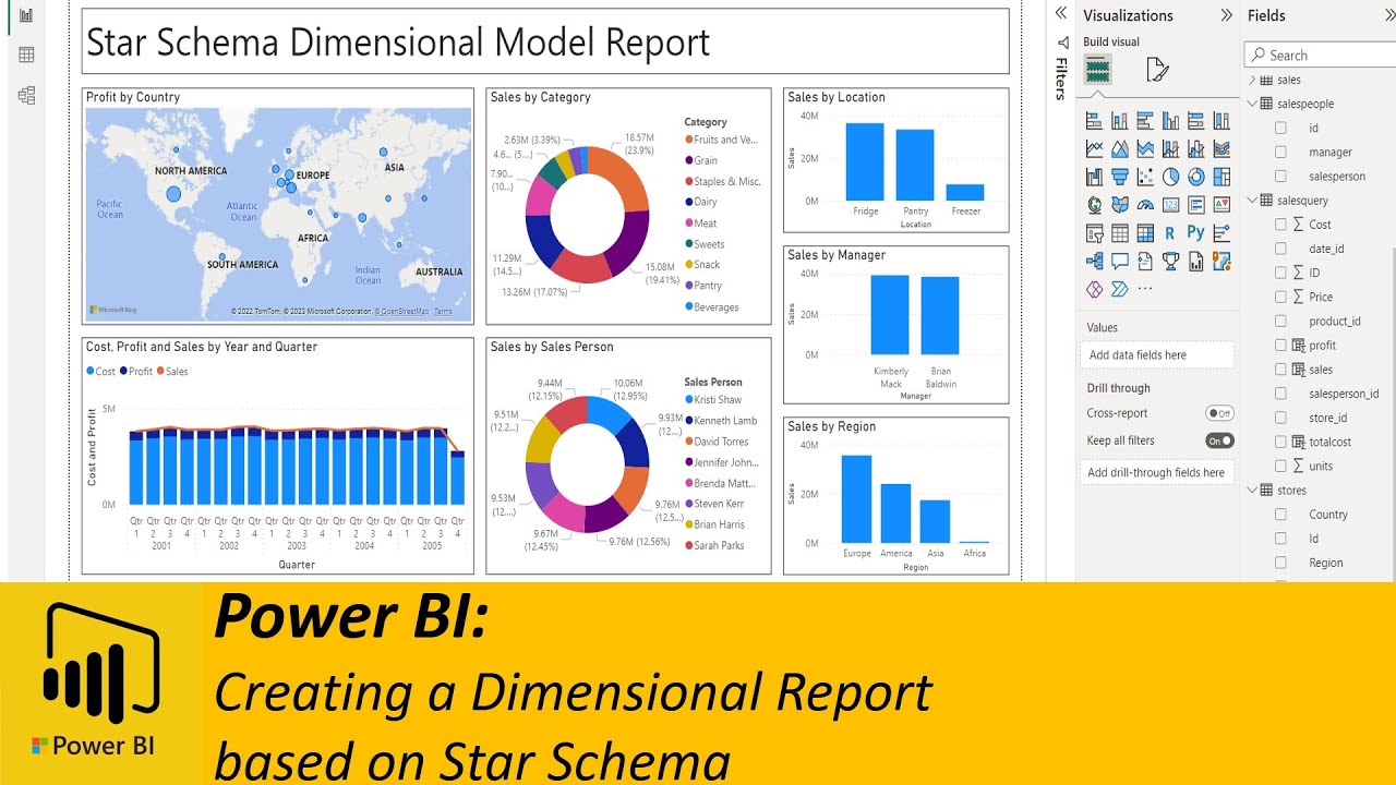 Creating a Dimensional Report based on Star Schema, in Power BI ...