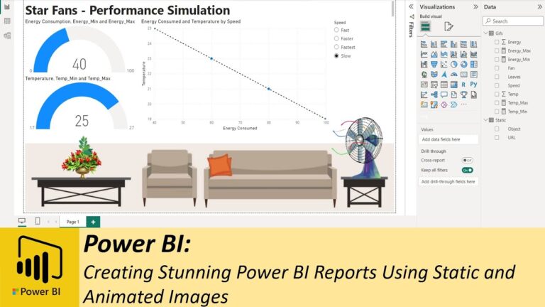 Creating Stunning Power BI Reports Using Static and Animated Images