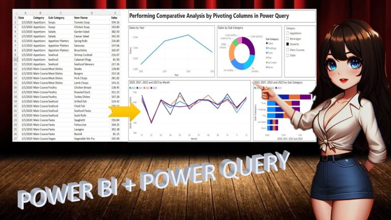 Performing Comparative Analysis by Pivoting Columns in Power Query