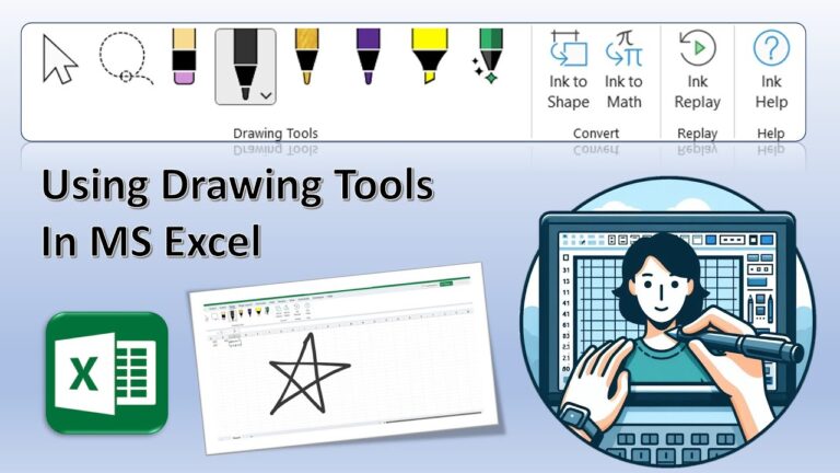 Complete Guide to Using Drawing Tools in MS Excel