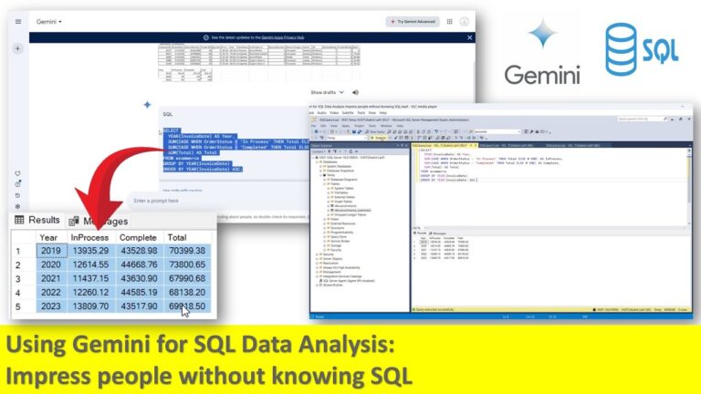 Using Gemini for SQL Data Analysis: Impress people without knowing SQL