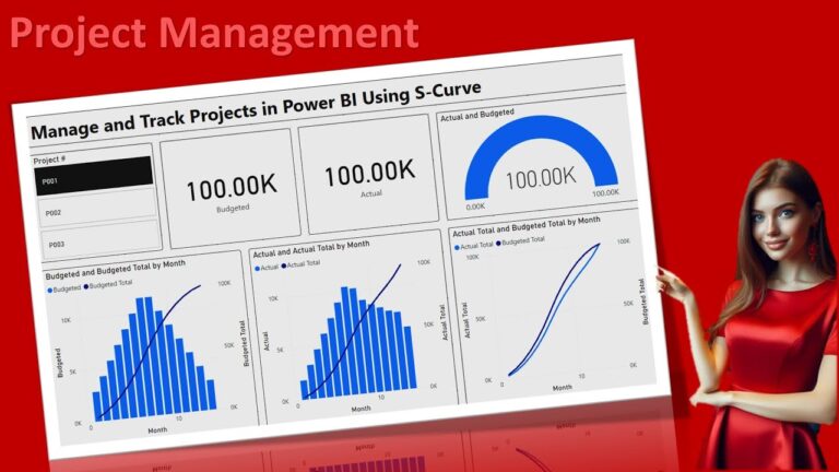 Manage and Track Projects in Power BI Using S Curve