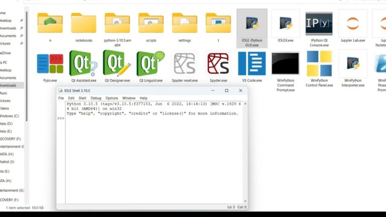 Easiest way to download, install/setup and use python (WinPython Tutorial)