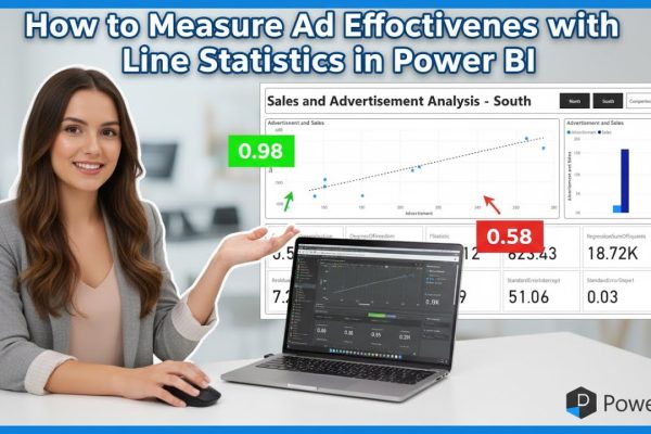 Power BI: How to Measure Ad Effectiveness with Line Statistics in Power BI