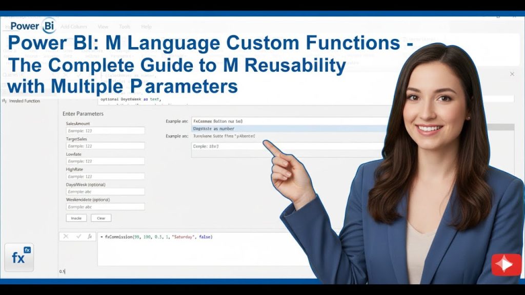 Power BI: M Language Custom Functions – The Complete Guide to M Reusability with Multiple Parameters